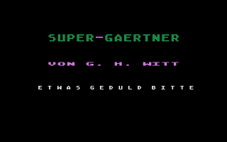 Super Gärtner