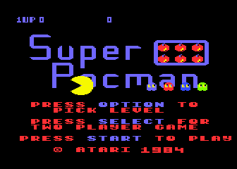 Super Pac-Man atari screenshot