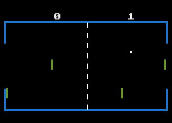 Super Pong atari screenshot