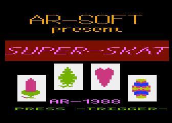 Super-Skat atari screenshot
