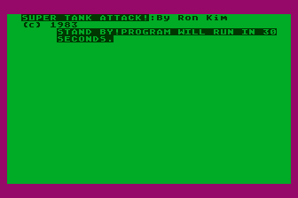 Super Tank Attack! atari screenshot