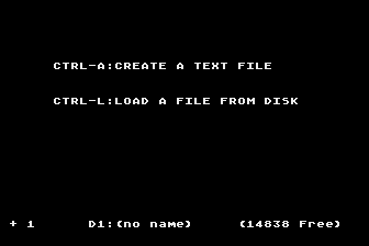 Super-Text atari screenshot