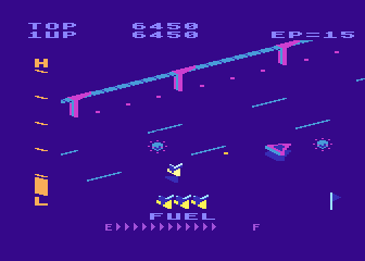 Super Zaxxon atari screenshot