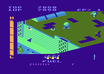 Super Zaxxon atari screenshot