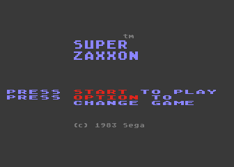 Super Zaxxon atari screenshot