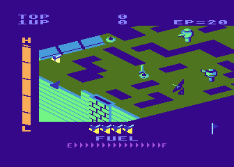 Super Zaxxon atari screenshot