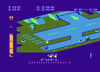 Super Zaxxon atari screenshot