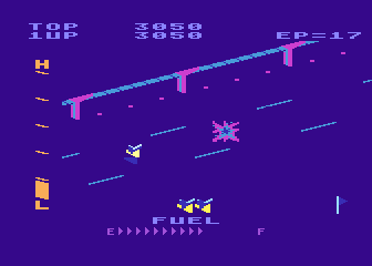 Super Zaxxon atari screenshot
