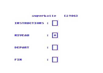 Superballe atari screenshot