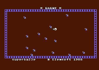 Superballe atari screenshot