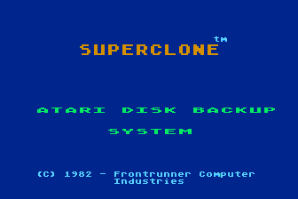 Superclone atari screenshot