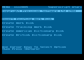 Superscript atari screenshot