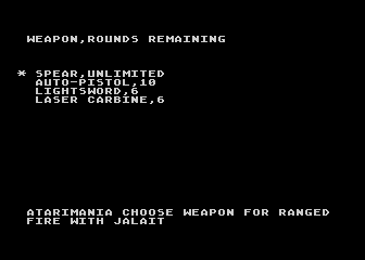 Survival atari screenshot