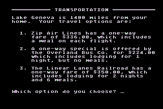 Survival Math atari screenshot