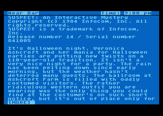 Suspect atari screenshot
