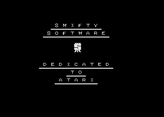 Swifty Utilities atari screenshot