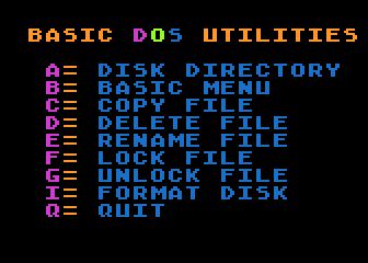 Swifty Utilities atari screenshot