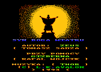 Syn Boga Wiatru atari screenshot