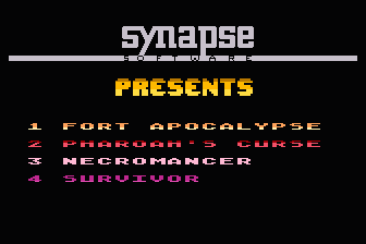 Synapse Software Demonstration Disk #2