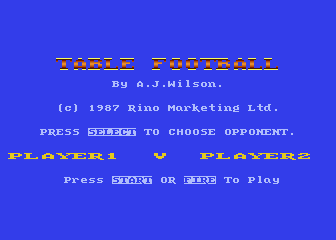 Table Football atari screenshot
