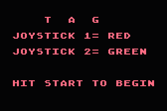 Tag Game atari screenshot