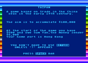 Taipan — screenshot 1
