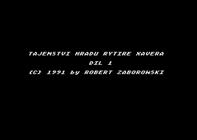Tajemství Hradu Rytíre Xavera atari screenshot