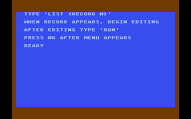 Talking Home Inventory atari screenshot