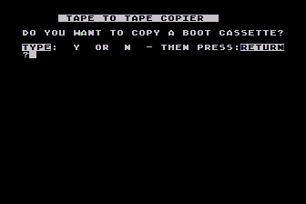 Tape to Tape Copier atari screenshot