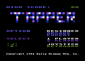 Tapper atari screenshot