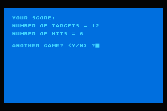 Target Shoot atari screenshot