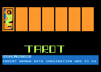 Tarot Card atari screenshot