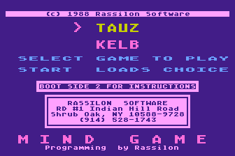 Tauz / Kelb atari screenshot