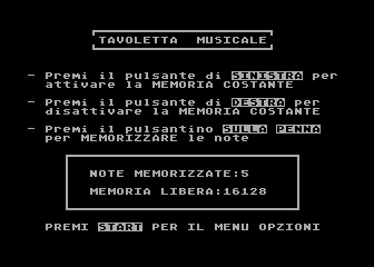 Tavoletta Musicale atari screenshot