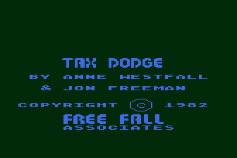 Tax Dodge atari screenshot