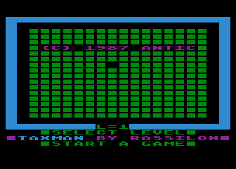 Taxman atari screenshot