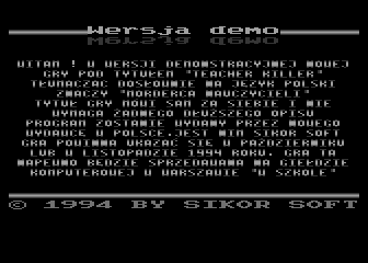 Teacher Killer atari screenshot