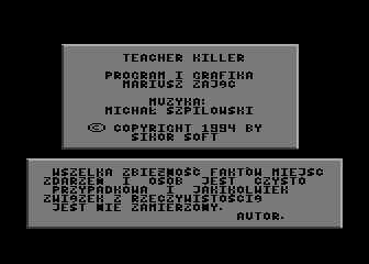 Teacher Killer atari screenshot