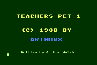Teacher's Pet atari screenshot