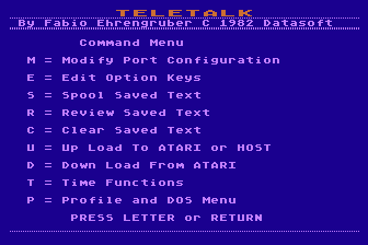 Tele-Talk atari screenshot