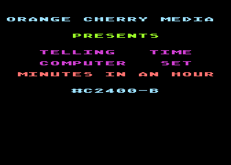 Telling Time - Minutes in an Hour atari screenshot