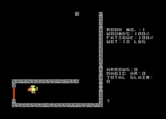 Dunjonquest - Temple of Apshai atari screenshot