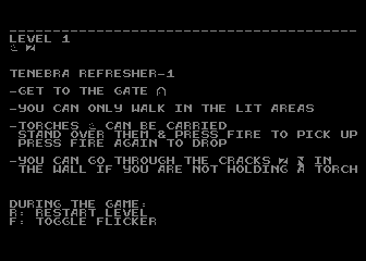 Tenebra II atari screenshot