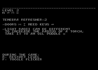 Tenebra II atari screenshot