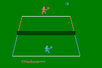 Tennis atari screenshot