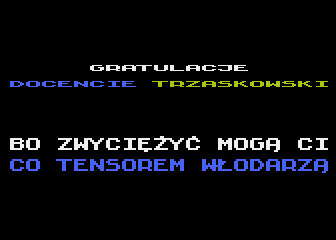 Tensor Trzaskowskiego atari screenshot