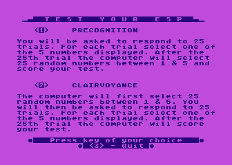 Test Your ESP atari screenshot