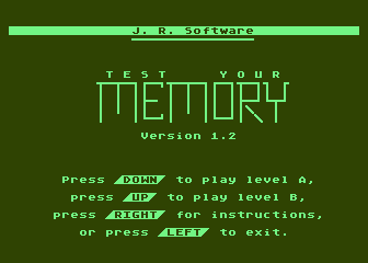 Test Your Memory — screenshot 1