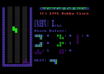 Tetricize atari screenshot
