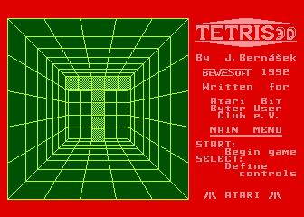 Tetris 3-D — screenshot 1